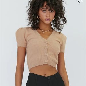 NWT Beige Princess Polly Tobin Top